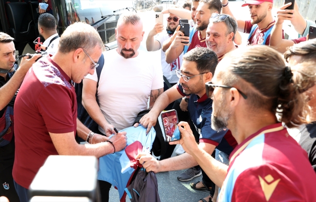 Trabzonspor kafilesi Danimarka'da