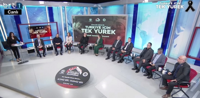 ‘Türkiye İçin Tek Yürek-Acımız Bir Yasımız Bir’